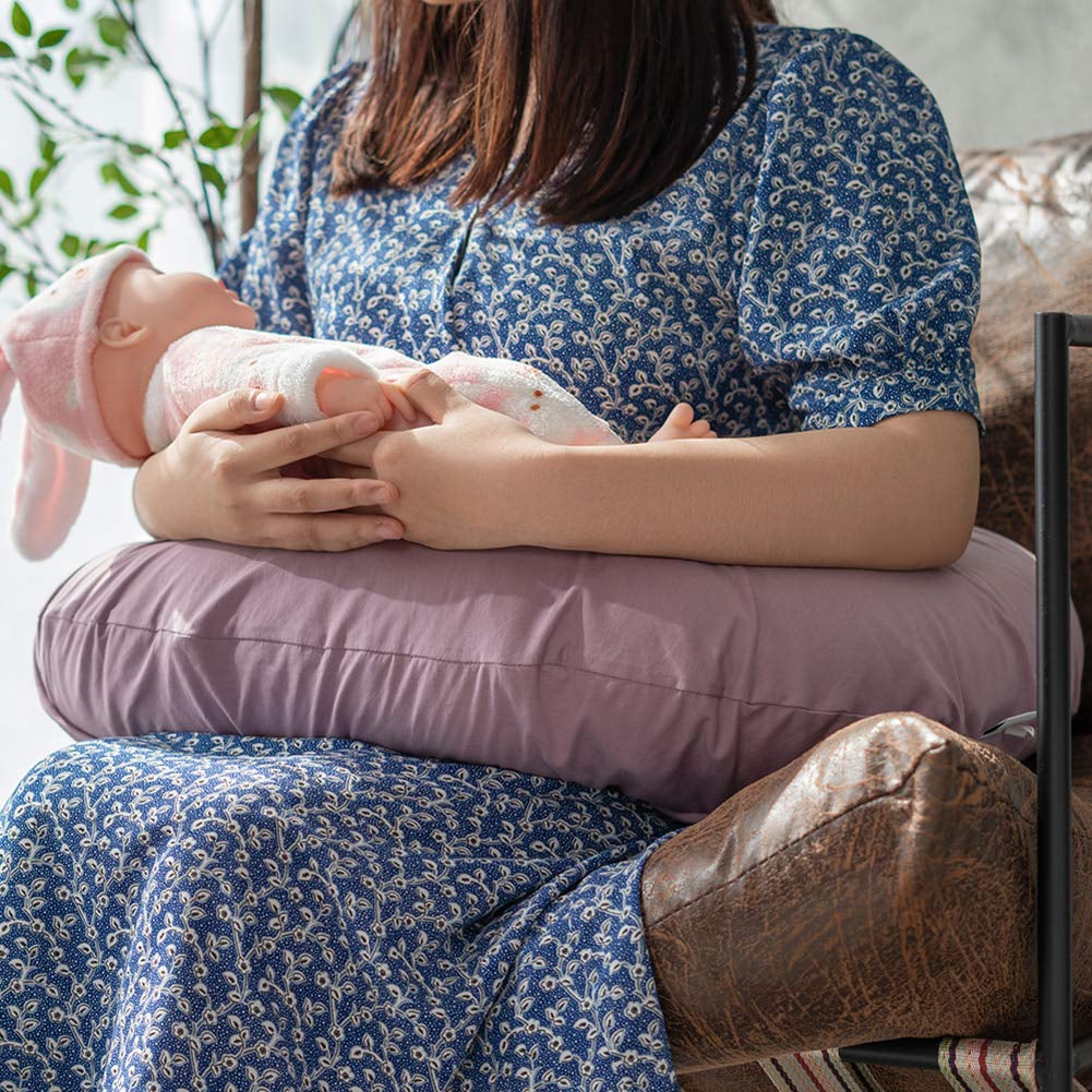 Momsentials Baby Nursing Pillow – Machine Washable with Two Extra Covers