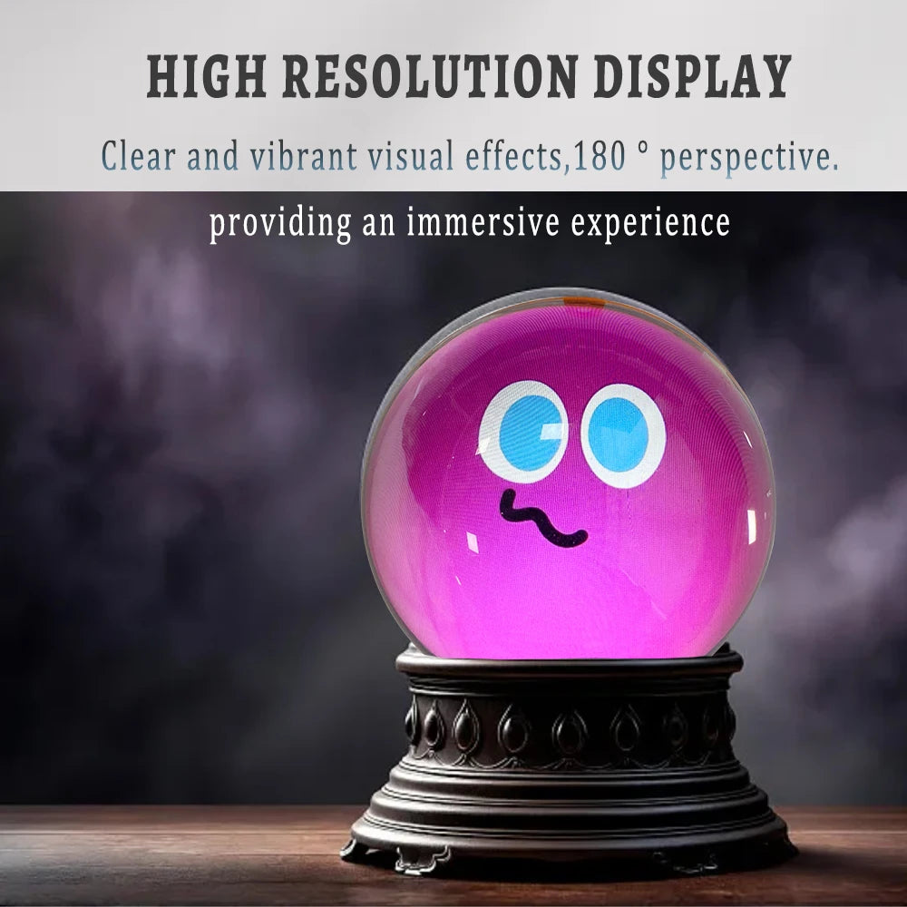 3D Crystal Ball Video Ornament