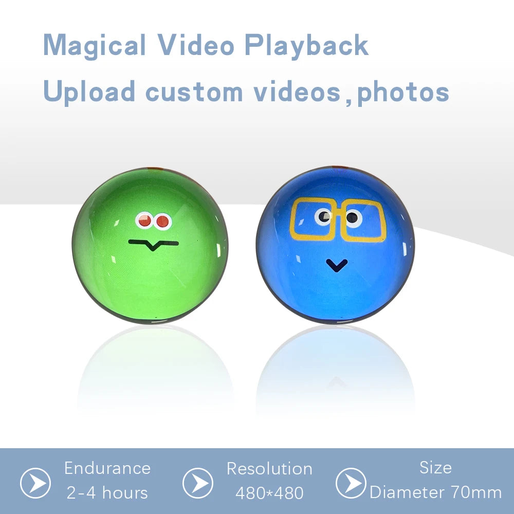 3D Crystal Ball Video Ornament