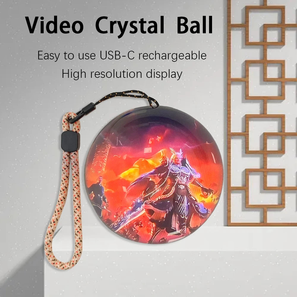 3D Crystal Ball Video Ornament