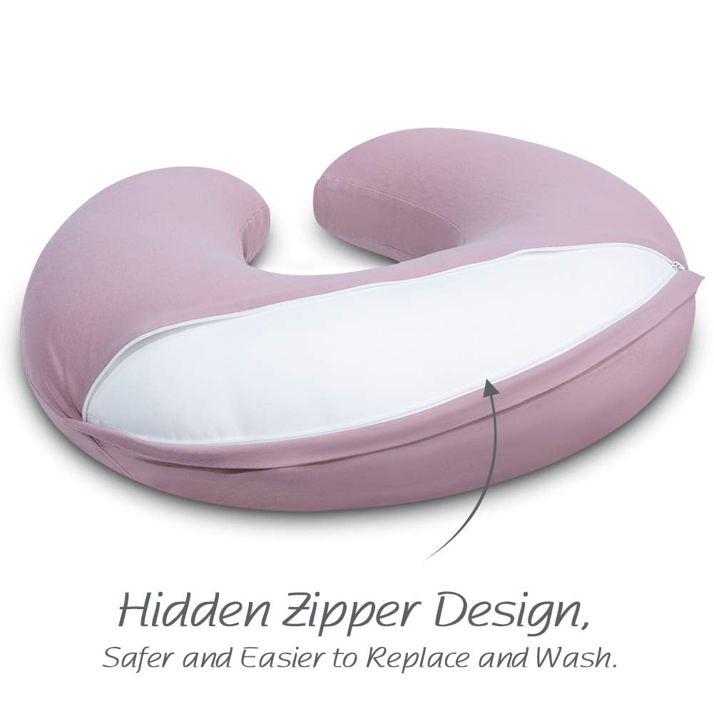 Momsentials Baby Nursing Pillow – Machine Washable with Two Extra Covers