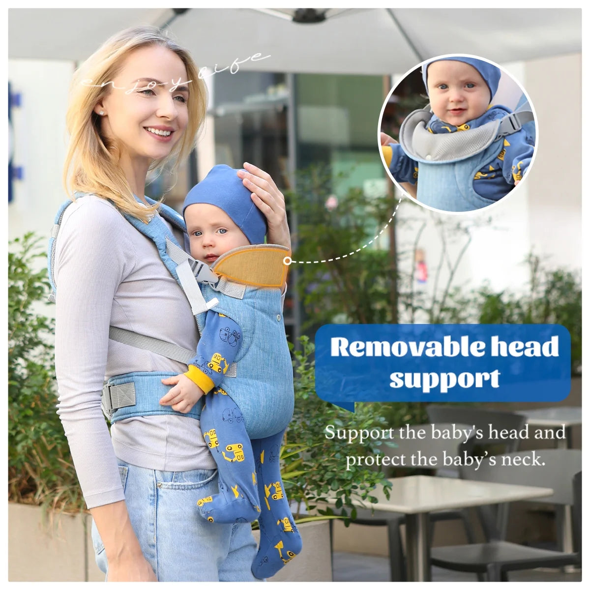 4-in-1 Ergonomic Baby Carrier (Newborn to Toddler)