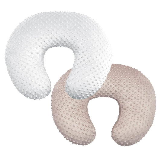 2-Pack Nursing Pillow Covers – Ultra-Soft Minky Slipcovers for Breastfeeding Pillows
