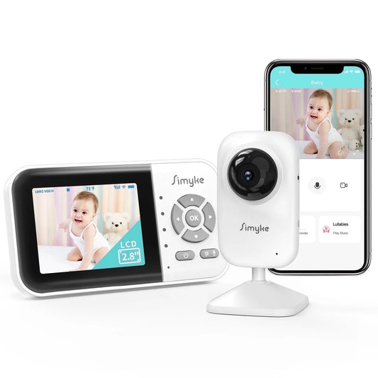 Smart Video Baby Monitor with App Control & Soothing Features