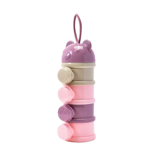 Baby Formula & Snack Dispenser – 4 Layer Travel Container
